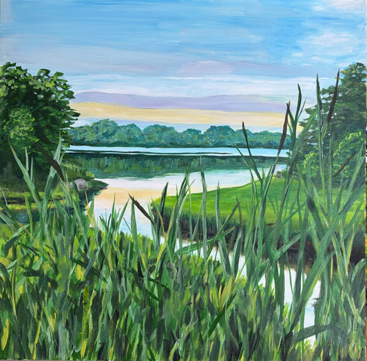 A Moment in the Salt Air --SOLD