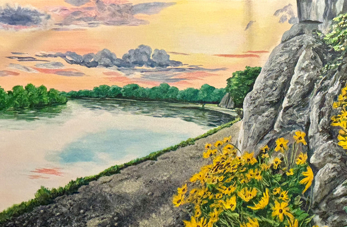 Day's End on the Canal Path